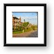 Walkway and room buildings at the Iberostar Framed Print