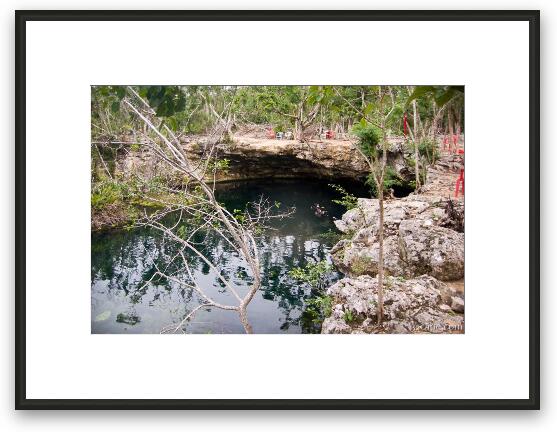 Garden of Eden Cenote Framed Fine Art Print