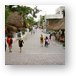 Fifth Avenue (Quinta Avenida), the main drag in Playa Del Carmen Metal Print