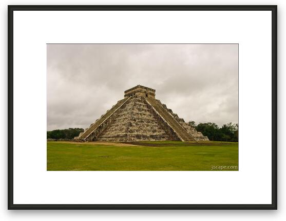 El Castillo (The Castle) - Mayan Pyramid Framed Fine Art Print