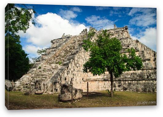 Mayan ruins Fine Art Canvas Print