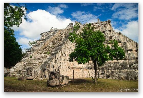 Mayan ruins Fine Art Metal Print