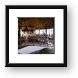 Dining room at Tarangire Sopa Lodge Framed Print