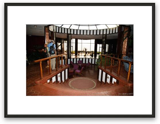 Inside the Ngorongoro Sopa Lodge Framed Fine Art Print