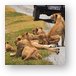 Family of lions Metal Print