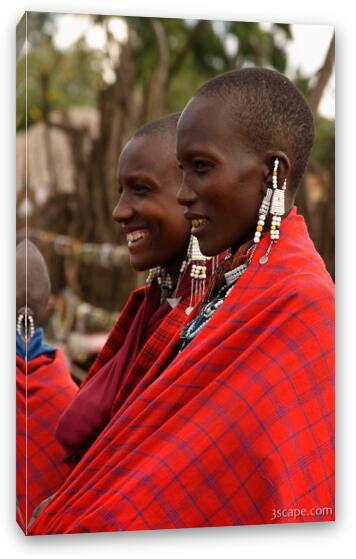Maasai Women Fine Art Canvas Print