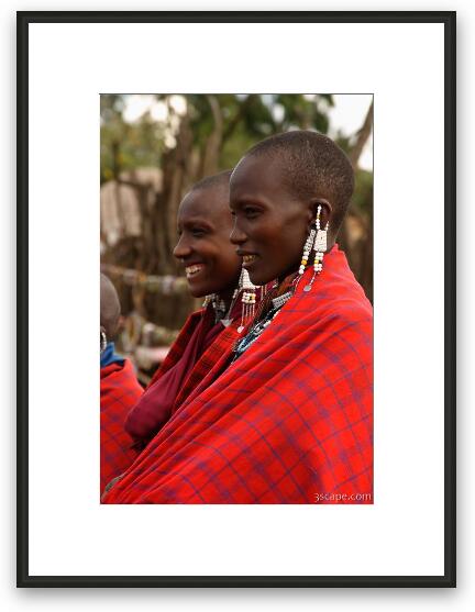 Maasai Women Framed Fine Art Print