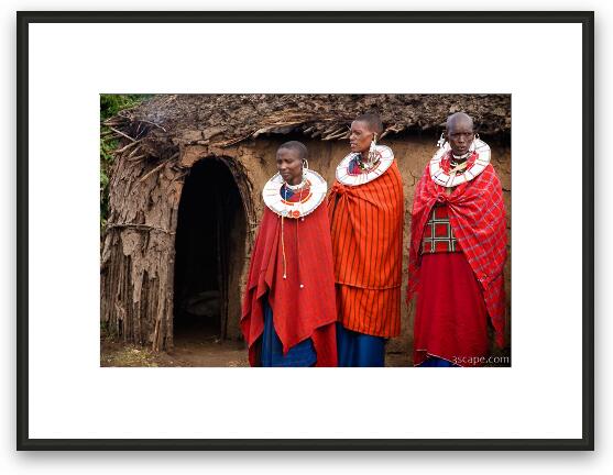 Maasai women Framed Fine Art Print