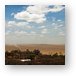 The long dusty road leading into Serengeti National Park Metal Print
