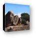 Maasai used to live within this rock outcropping Canvas Print
