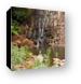 Waterfall at the end of our hike through banana groves Canvas Print