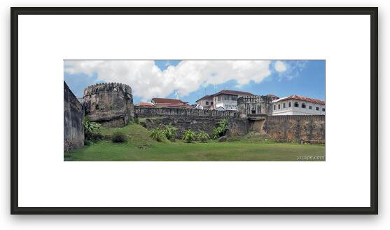 The old Stone Town fort Framed Fine Art Print