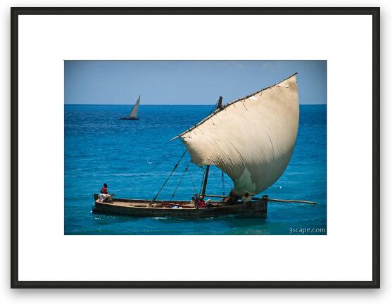 Zanzibar Dow Framed Fine Art Print