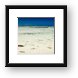 Low tide exposed half a mile of beach Framed Print