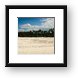 Exposed sand during low tide Framed Print