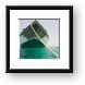 Boat from the water's perspective Framed Print