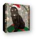 Persy the Christmas Cat Canvas Print