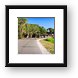 Morning bikers, and the General Store Framed Print