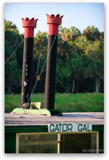 Gator Gal (tour boat) Fine Art Print