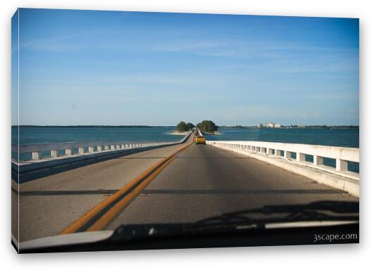 The road to Sanibel Fine Art Canvas Print