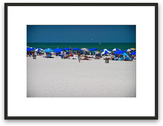 Clearwater Beach Framed Fine Art Print