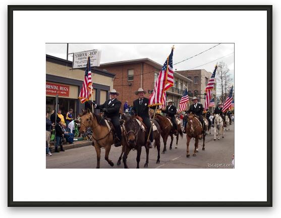 Parish sheriffs on horse back Framed Fine Art Print