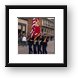 US Marine Corps color guard Framed Print
