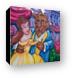 Beauty and the Beast Float Canvas Print