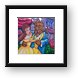 Beauty and the Beast Float Framed Print