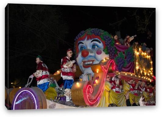 Through the Eyes of a Child Float (Krewe of Bacchus) Fine Art Canvas Print