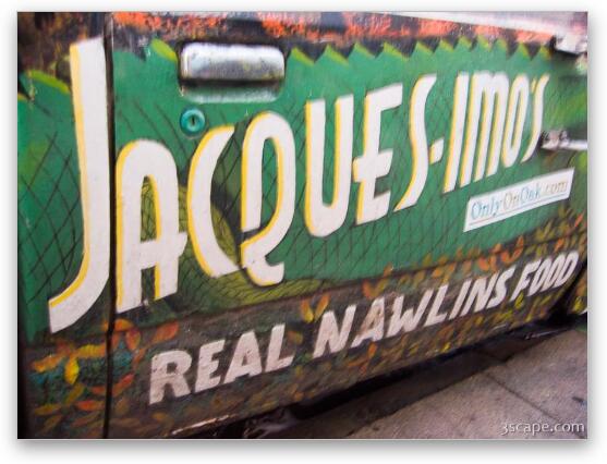 Jacques-Imos Restaurant - Real Nawlins Food Fine Art Metal Print