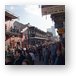 Bourbon Street filling up with people Metal Print