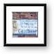 Street sign from the old Spanish Province Framed Print