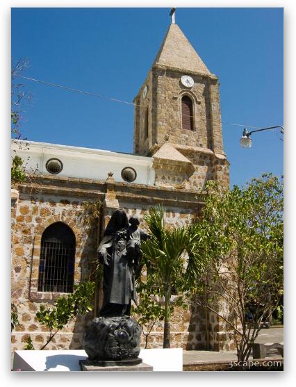 Catholic church in Puntarenas Fine Art Print