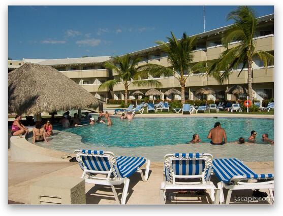 Pool at the Fiesta Resort and Casino Fine Art Metal Print