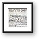 Strict rules for the haunted cornfield Framed Print