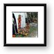 Dead guy at the pumpkin patch Framed Print