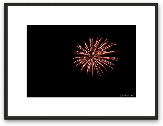 4th of July fireworks Framed Fine Art Print