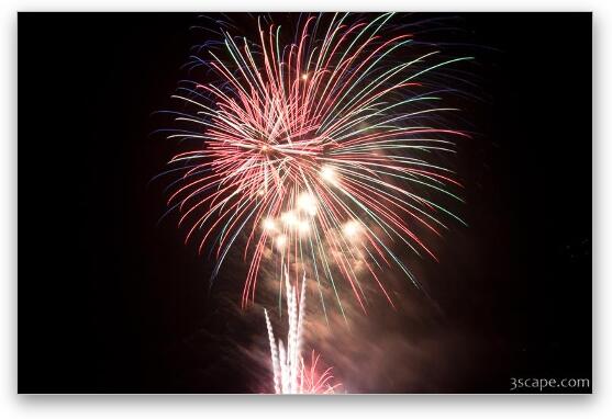 4th of July fireworks Fine Art Print