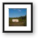 Camper at our campsite near Lac Barbel Framed Print
