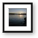 Sunset over Lac Barbel, Quebec Framed Print
