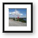 One of many railroad crossings between Gagnon and Fire Lake Framed Print