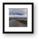 Panoramic view of iron mine, lake, and road Framed Print