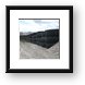 Huge truck tires from mining operation Framed Print