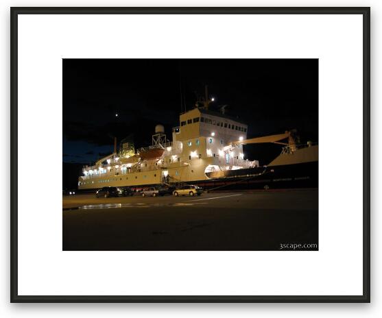 The MV Northern Ranger - passanger and freight ferry Framed Fine Art Print