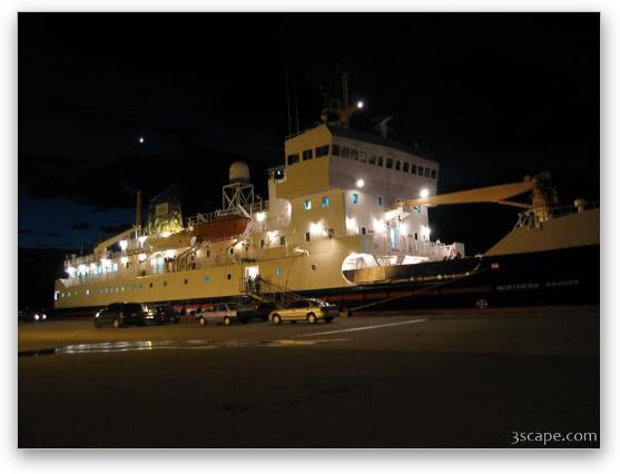 The MV Northern Ranger - passanger and freight ferry Fine Art Print