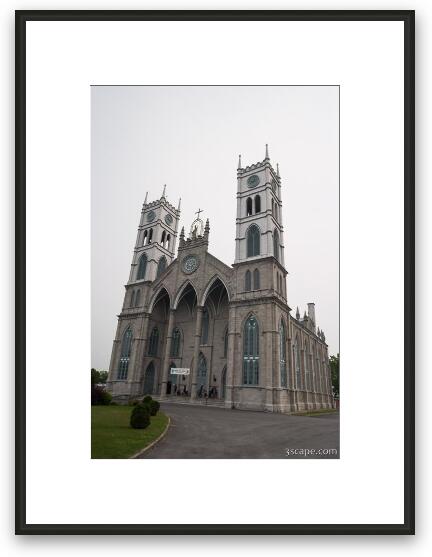 Sainte-Anne-de-la-Perade - 340 year old cathedral Framed Fine Art Print