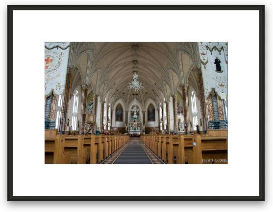Sainte-Anne-de-la-Perade Cathedral Framed Fine Art Print