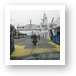 Getting on a ferry at Tadoussac, Quebec Art Print