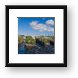 Water outlets at Manic 1 hydroelectric dam Framed Print
